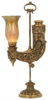 Heavy Bronze Aladdin Style Student Lamp