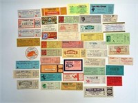 COLLECTION OF SIGNED/STAMPED CIRCUS PASSES