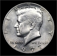 1977-p Kennedy Half Dollar 50c Grades GEM+ Unc