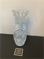 Pinwheel Crystal Vase