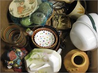 Glassware, Bowls, Wood Decor & More