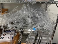 LOT OF HANGERS, QUANTITY UNKNOWN