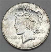 1926-D Peace Silver Dollar XF