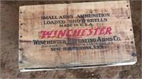 WOOD WINCHESTER ADVERTISING CRATE