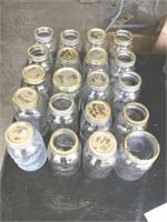 20 BALL CANNING JARS, SOME OLD