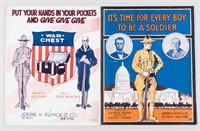 WWI AMERICAN PATRIOTIC SHEET MUSIC