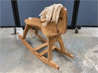 Wood Rocking Horse