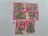 1970s Odder Odd Rod Stickers by Donruss