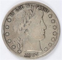 1897 Barber Half Dollar