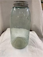 The Ball jar, masons  2 Quart, antique fruit jar