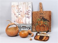 Autumn Signs & Gourds