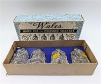 Wales Hand Cut & Polished Shakers Set