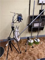 Assorted Tripods and Standing Lights