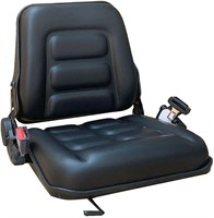Forklift Seat with Safety Belt  Black