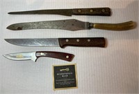 Lot of 4 Assorted Knives