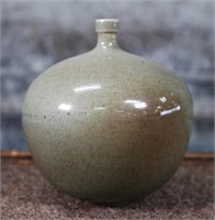 A Fine Celadon glazed Vase, unidentified