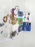 Large group of jewelry. Costume, handmade, and