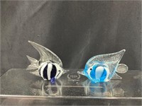 Two hand blower glass fish