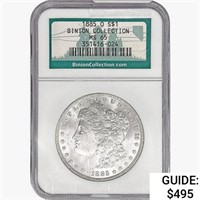 1885-O Morgan Silver Dollar NGC MS65