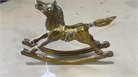 Brass Rocking Horse