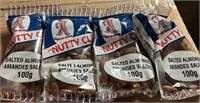 NEW (4x100g) Salted Almonds