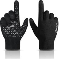 Large - Achiou Winter Gloves for Men Women, Touch