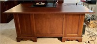 Sturdy Executive Desk and Chair Minor Wear From