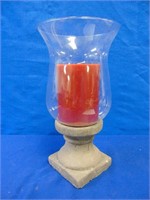 Pedestal Candle Holder & Shade Center Piece
