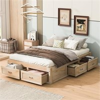 Harper & Bright Designs Full Storage Bed, Full