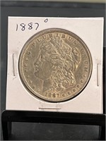 1887O Morgan Dollar