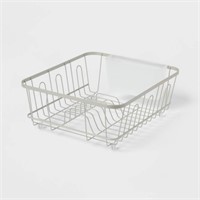 Small Steel Dish Drainer Nickel - Brightroom