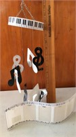 Musical wind chimes and musical frame