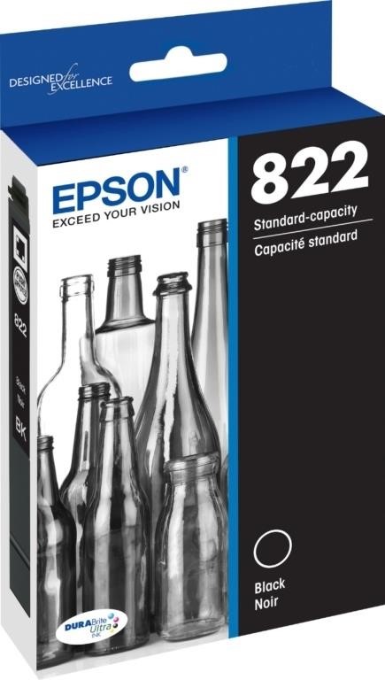 Epson T822 Standard Capacity Ink - Black