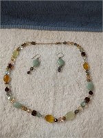 Rare Find - Holly Yashi Necklace & Matching