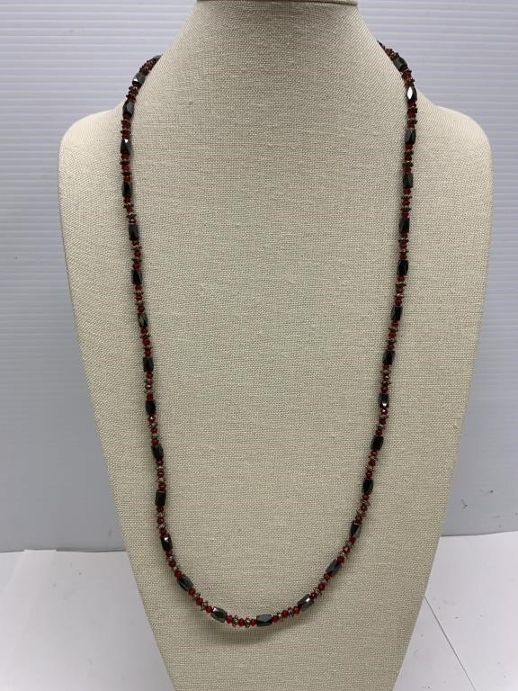 Vintage Magnetic Beaded Necklace