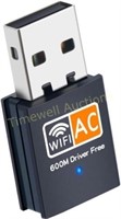 AC600 USB WiFi Adapter for PC  Win/Mac