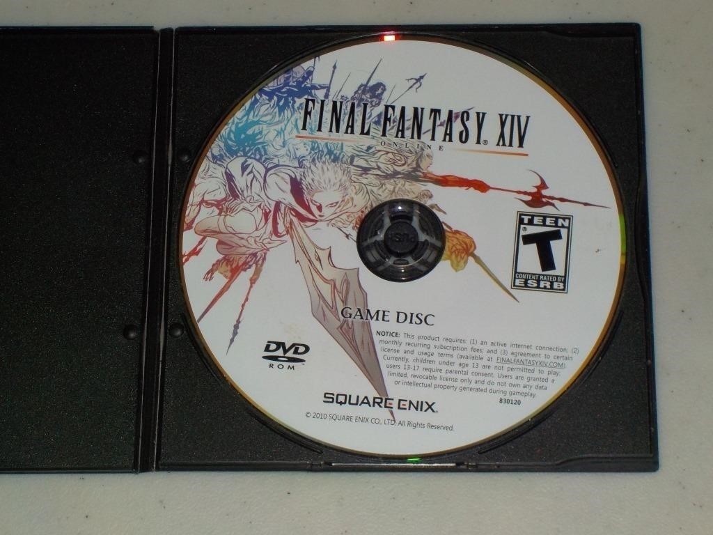 Final Fantasy XIV Game Disc