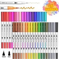 BOIROS 36 Colors Dual Tip Markers