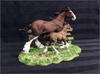 Anheuser Busch Clydesdale Collection Figurine