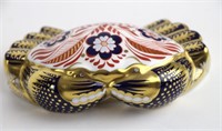 ROYAL CROWN DERBY PAPERWEIGHT "CRAB"