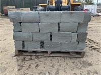Pallet of thick Bluestone G wall stone