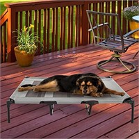 Petmaker Elevated Pet Bed, Gray