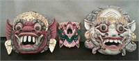 Box-3 Carved Wood Masks
