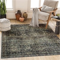 Washable Rug 8x10 - Stain Resistant Vintage