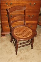 Antique Caned Bottom Chair