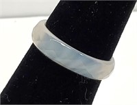 Faceted Moonstone Ring  Size 7.25