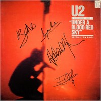 U2 Under A Blood Red Sky signed album