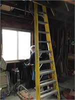 Werner 10 foot folding ladder