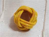 VINTAGE TURKS KNOT WOGGLE NECKERCHIEF SLIDE