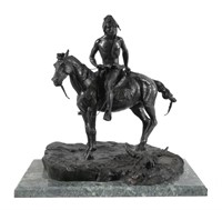 Frederic Remington "Vigil" Bronze Statue